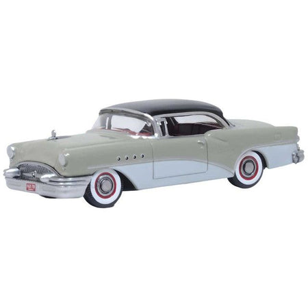 Oxford Diecast 87BC55007 - 1955 Buick Century Carlsbad Black, Windsor Grey, Dover White - HO Scale - Oxford Diecast - ModelCars.com