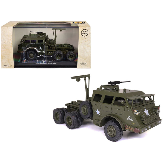 Pacific M26 Tractor Olive Drab "United States Army" 1/43 Diecast Model by Militaria Die Cast-Militaria Die Cast-ModelCars.com