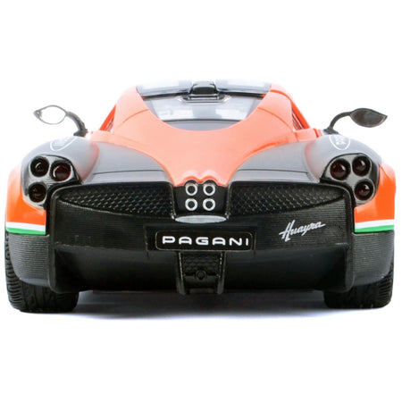 Pagani Huayra 23 Orange and Black with Stripes "GT Racing" Series 1/24 Diecast Model Car by Motormax - Motormax - ModelCars.com