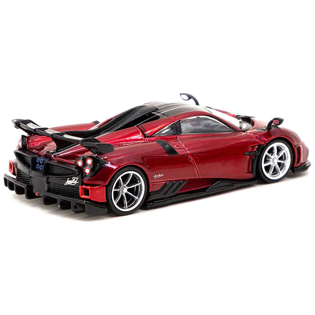 Pagani Imola Rosso Dubai Red Metallic with Black Top "Global64" Series 1/64 Diecast Model by Tarmac Works - Tarmac Works - ModelCars.com