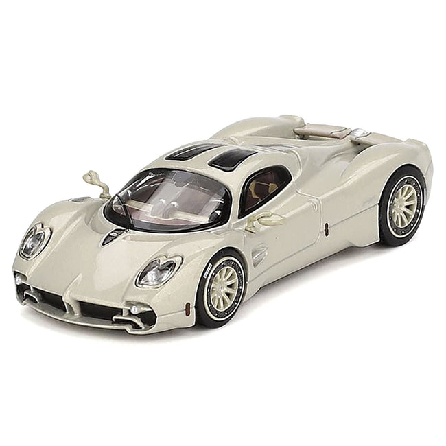 Pagani Utopia Presentation Grigio Rinascimento Silver 1/64 Diecast Model Car by BBR-BBR-ModelCars.com