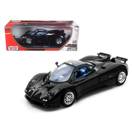 Pagani Zonda C12 Black 1/18 Diecast Model Car by Motormax - Motormax - ModelCars.com