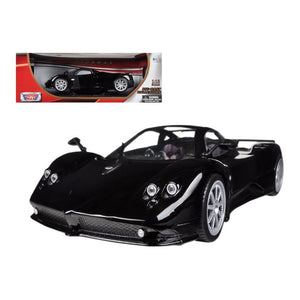 Pagani Zonda F Black 1/18 Diecast Car Model by Motormax