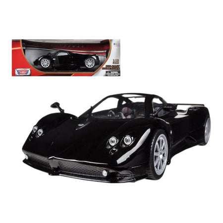 Pagani Zonda F Black 1/18 Diecast Car Model by Motormax - Motormax - ModelCars.com