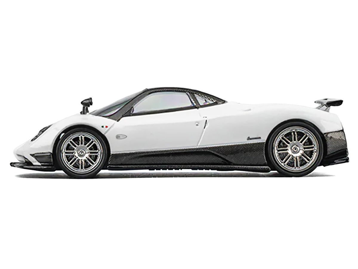 Pagani Zonda F Pearl White with Black Top 1/64 Diecast Model Car by CM Model-CM Models-ModelCars.com