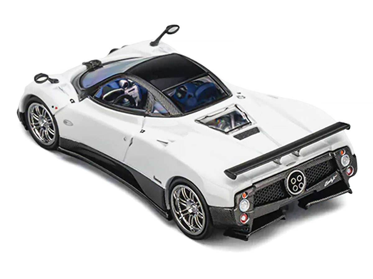 Pagani Zonda F Pearl White with Black Top 1/64 Diecast Model Car by CM Model-CM Models-ModelCars.com