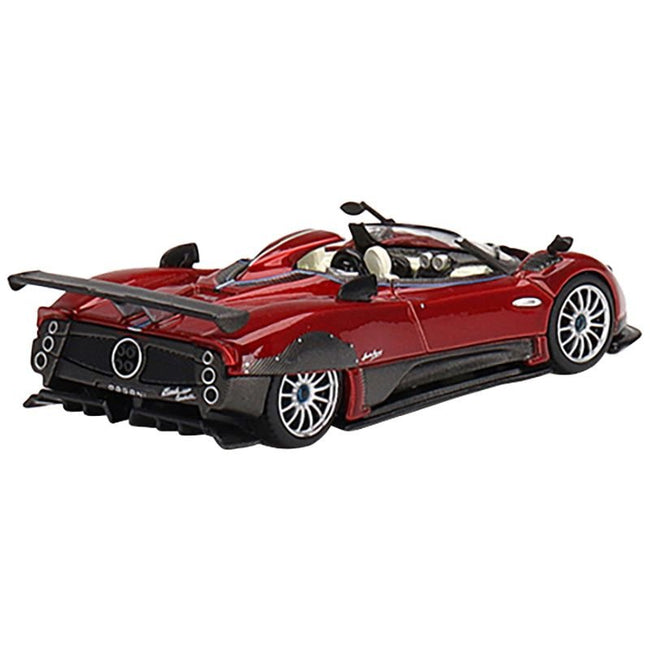 Pagani Zonda HP Barchetta Rosso Dubai Red Metallic Limited Edition to 2040 pieces Worldwide 1/64 Diecast Model Car by Mini GT - Mini GT - ModelCars.com