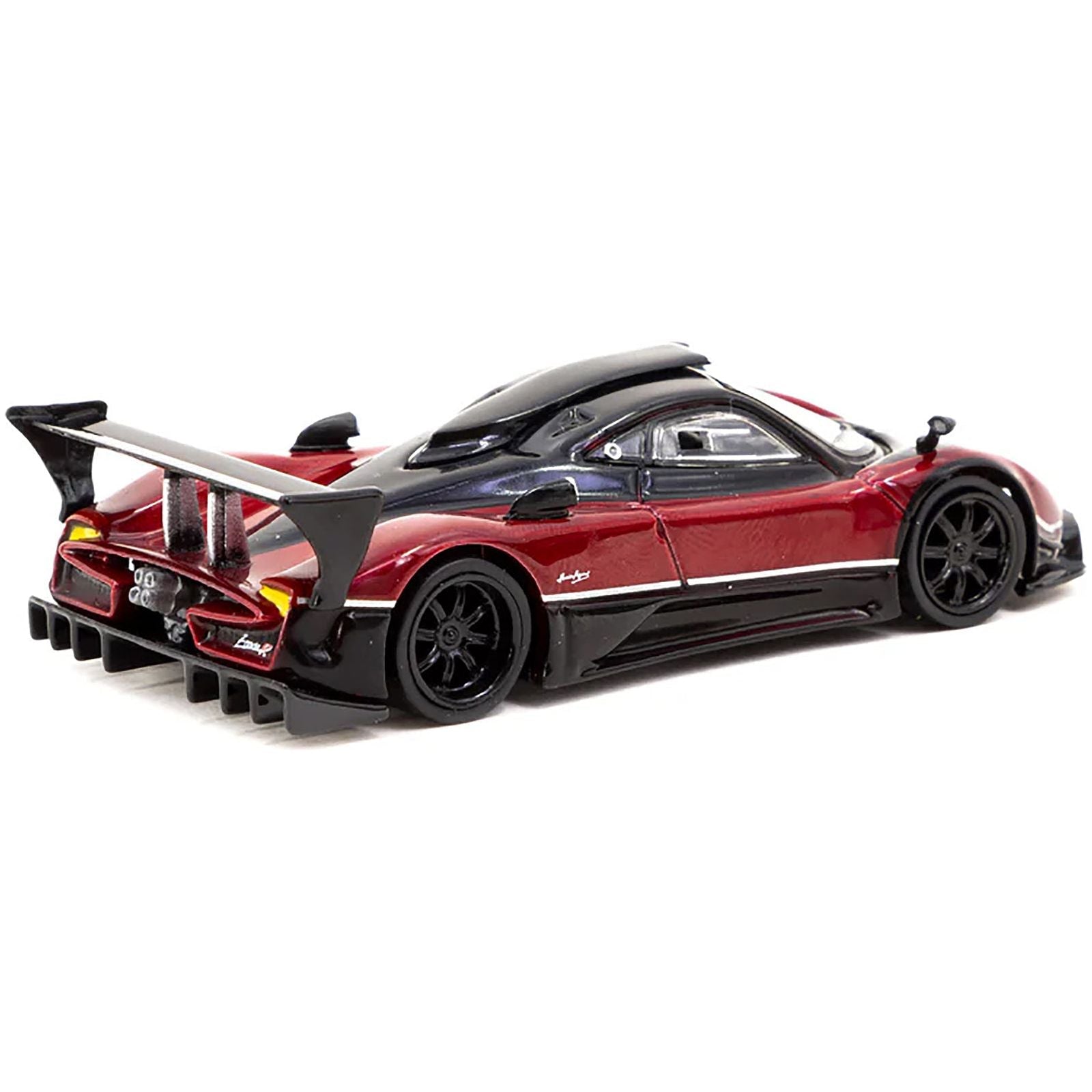 Pagani Zonda R Rosso Dubai Red Metallic and Black "Global64" Series 1/64 Diecast Model by Tarmac Works - Tarmac Works - ModelCars.com