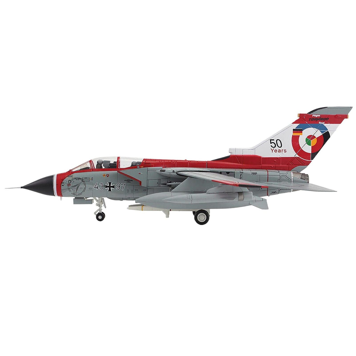 Panavia Tornado IDS Aircraft "43+97 WTD-61 50 Years Royal International Air Tattoo" (2024) German Luftwaffe "Air Power Series" 1/72 Diecast Model by Hobby Master-Hobby Master-ModelCars.com