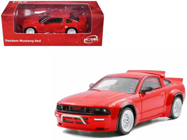 Pandem Mustang Red 1/64 Diecast Model Car by Model Model-Model Model-ModelCars.com