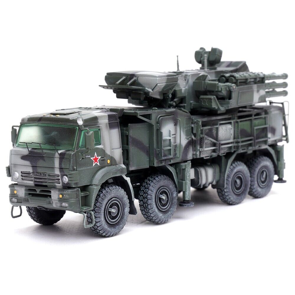 Pantsir S1 96K6 Self - Propelled Air Defense Weapon System Tri - Color Camouflage "Russia's Armed Forces" "Armor Premium" Series 1/72 Diecast Model by Panzerkampf - Panzerkampf - ModelCars.com