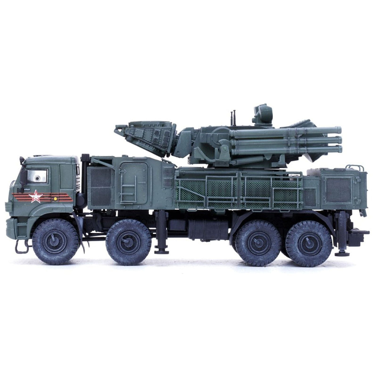 Pantsir S1 96K6 Self-Propelled Air Defense Weapon System "Victory Day Parade" Russian Army "Armor Premium" Series 1/72 Diecast Model by Panzerkampf-Panzerkampf-ModelCars.com