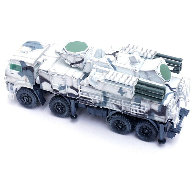 Pantsir S1 96K6 Self - Propelled Air Defense Weapon System Winter Camouflage "Russia's Arctic Forces" "Armor Premium" Series 1/72 Diecast Model by Panzerkampf - Panzerkampf - ModelCars.com