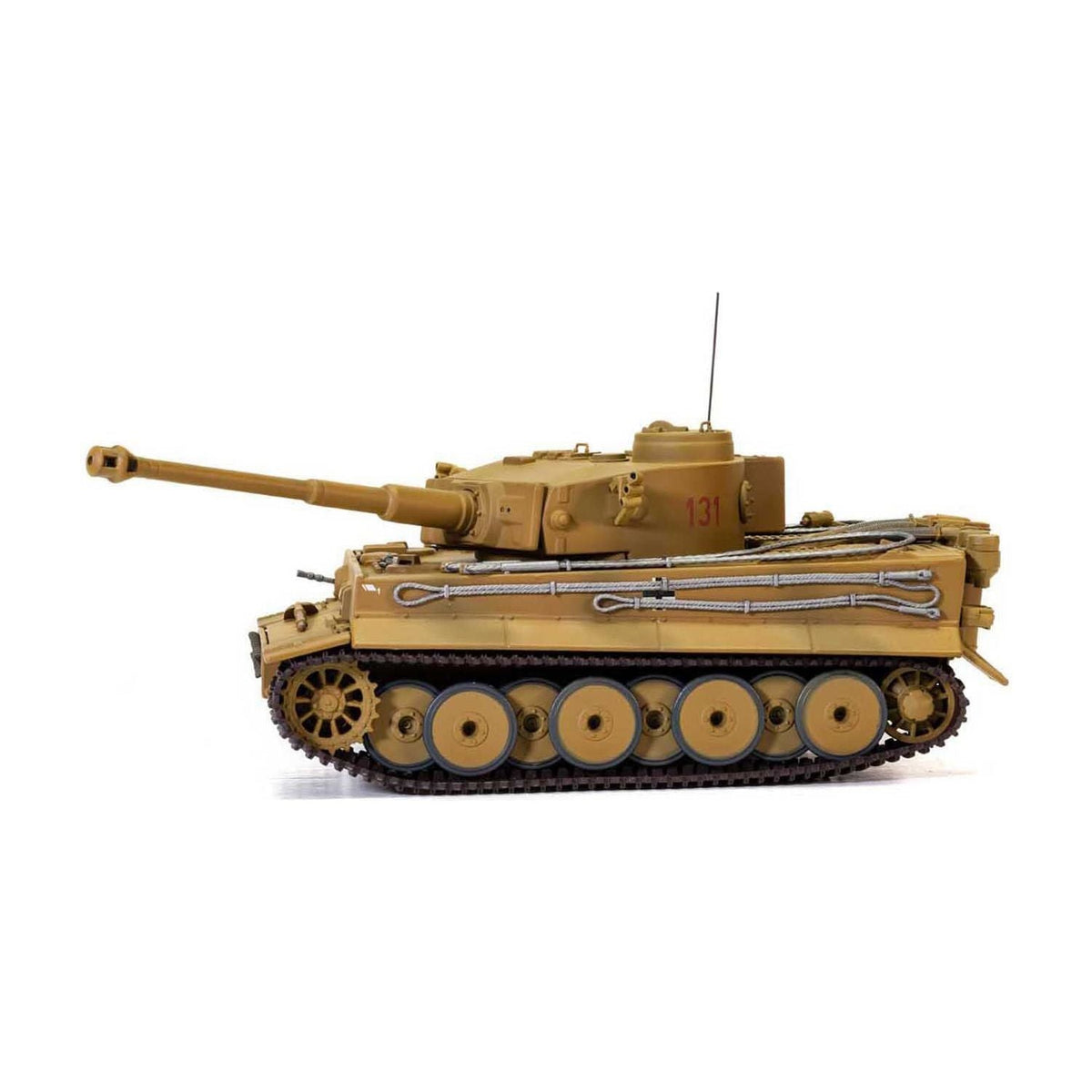 Panzerkampfwagen VI Tiger Ausf E (Early Production) Tank "Tiger 131 Schwere Panzerabteilung 504 Point 174 Gueriat El Atach Tunisia" (1943) German Army "Military Legends" Series 1/50 Diecast Model by Corgi-Corgi-ModelCars.com