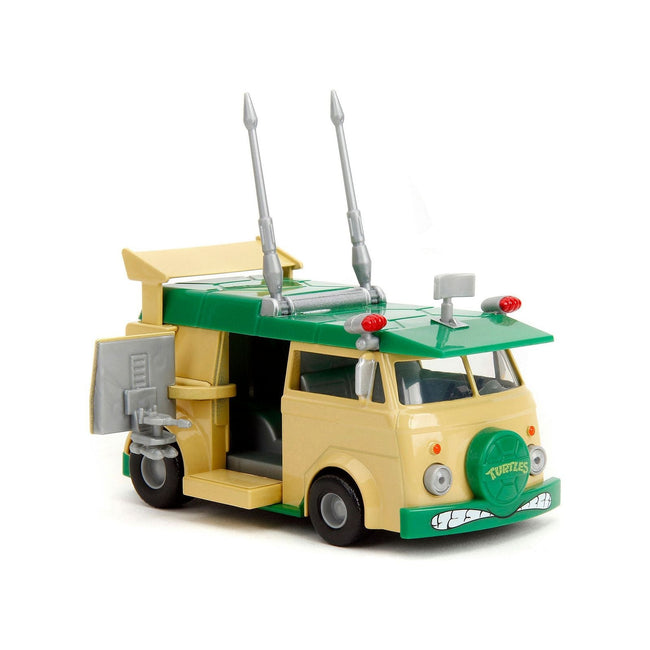 Party Wagon Green and Beige "Teenage Mutant Ninja Turtles" "Hollywood Rides" Series Diecast Model Car by Jada-Jada-ModelCars.com