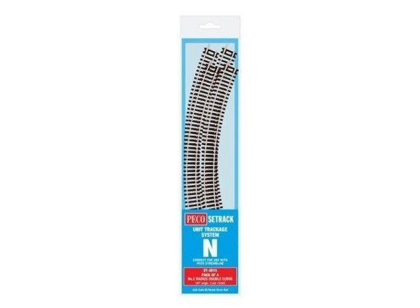 N NO. 2 DOUBLE CURVE 4/PK     