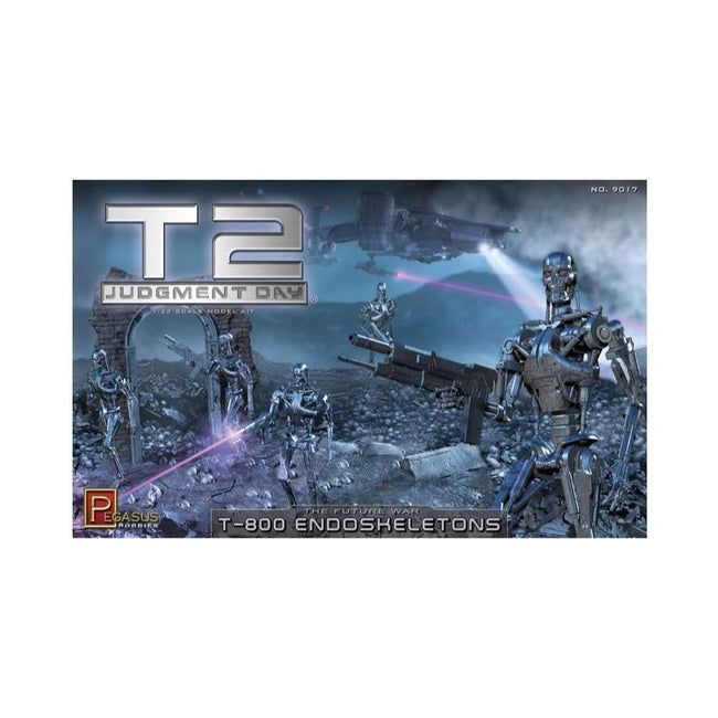 Pegasus 1/32 Terminator 2 T-800 Endoskeletons Plastic Model Kit [9017]-Pegasus-ModelCars.com
