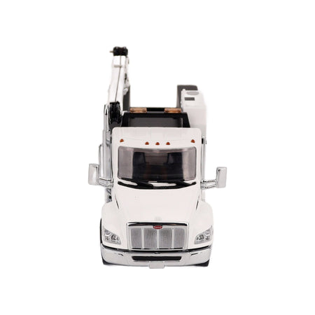 Peterbilt 536 Auto-Crane Titan85-Body HC14-Crane Work Truck with Miller EnPak White "Transport Series" 1/50 Diecast Model by Diecast Masters-Diecast Masters-ModelCars.com