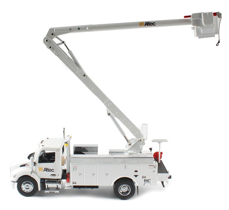 Peterbilt 536 Truck with Altec AA55 Aerial Service Body White "Transport Series" 1/32 Diecast Model by Diecast Masters-Diecast Masters-ModelCars.com