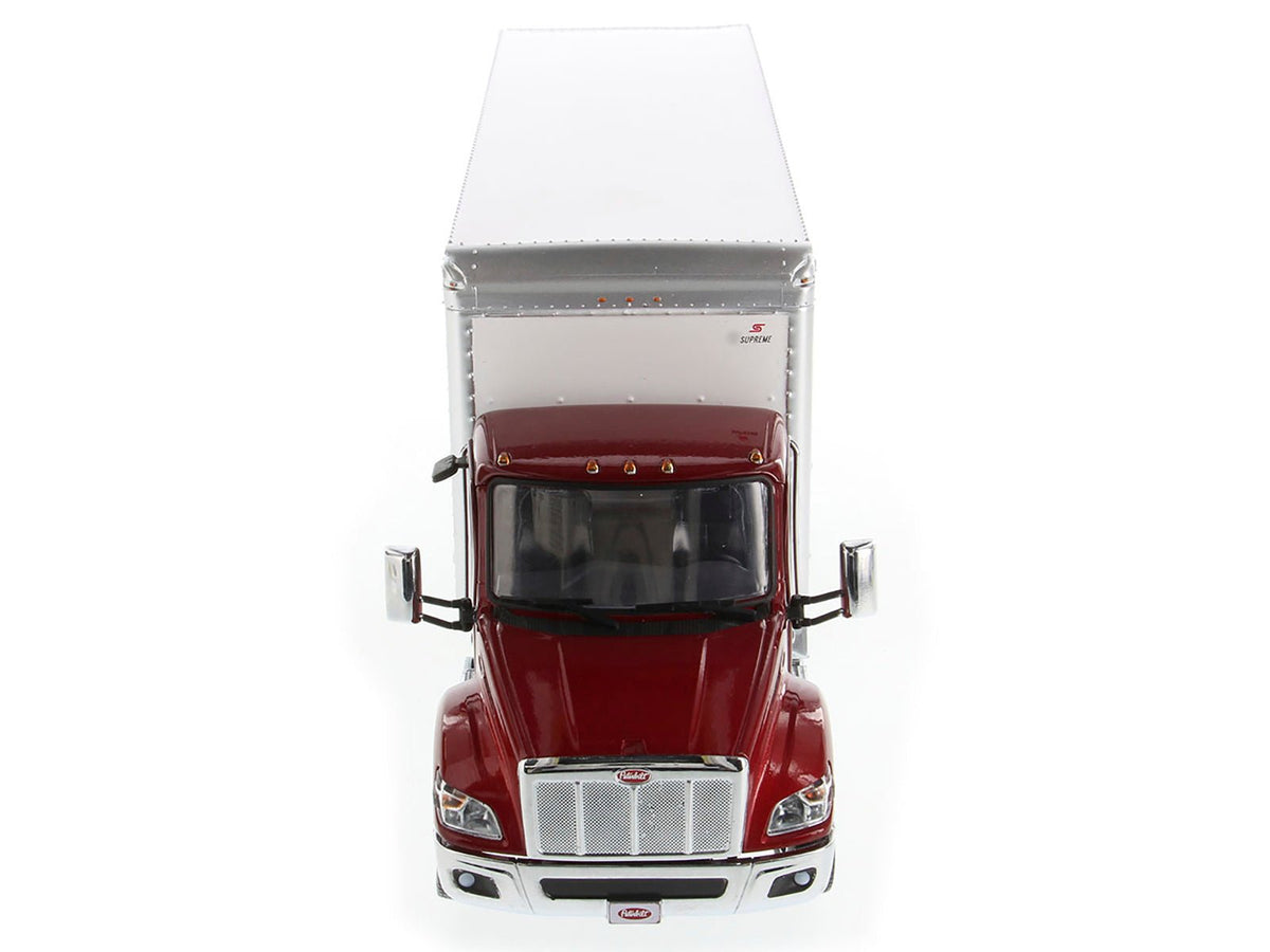 Peterbilt 536 Truck with Supreme Signature Van Body Red Metallic "Transport Series" 1/32 Diecast Model by Diecast Masters-Diecast Masters-ModelCars.com