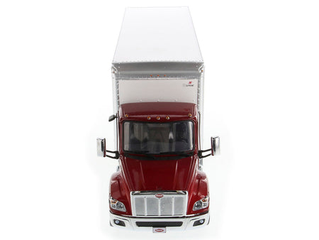 Peterbilt 536 Truck with Supreme Signature Van Body Red Metallic "Transport Series" 1/32 Diecast Model by Diecast Masters-Diecast Masters-ModelCars.com
