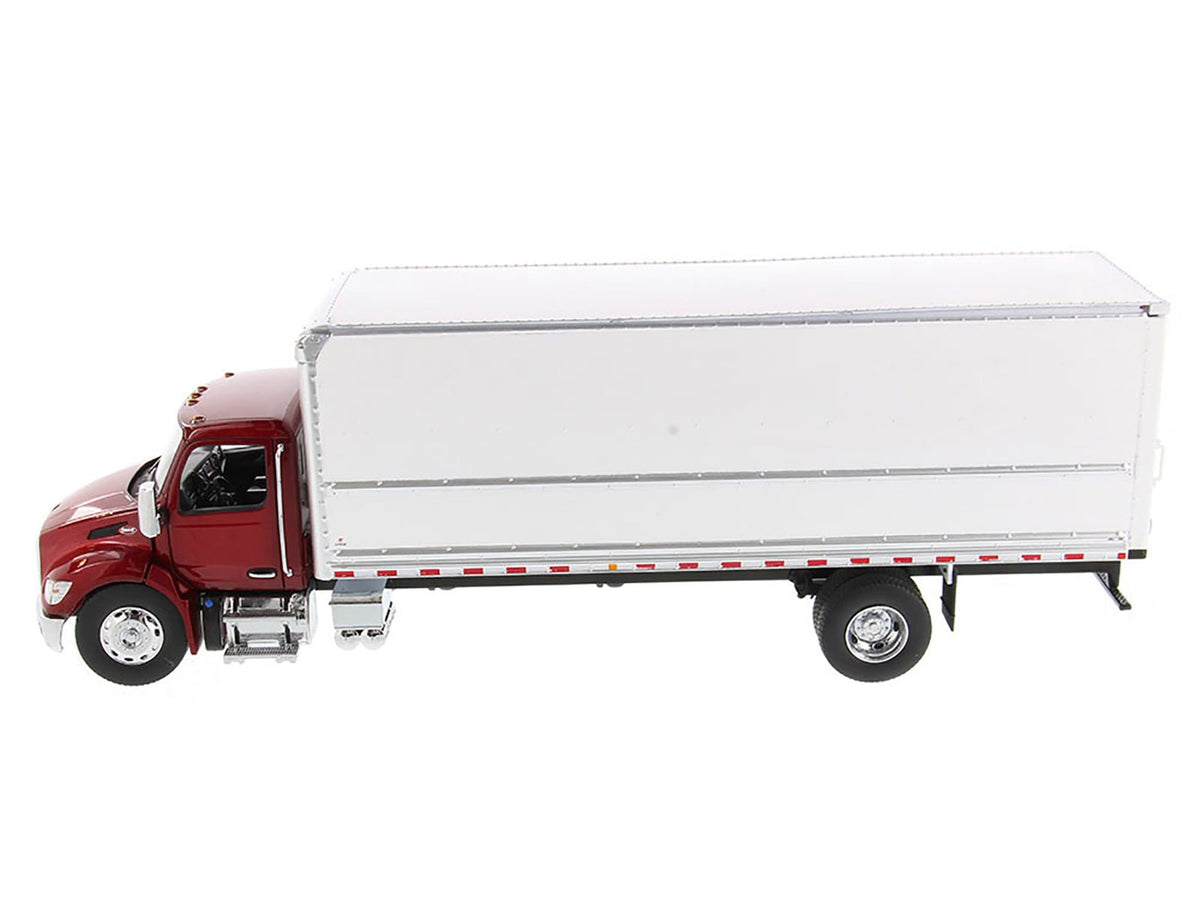 Peterbilt 536 Truck with Supreme Signature Van Body Red Metallic "Transport Series" 1/32 Diecast Model by Diecast Masters-Diecast Masters-ModelCars.com
