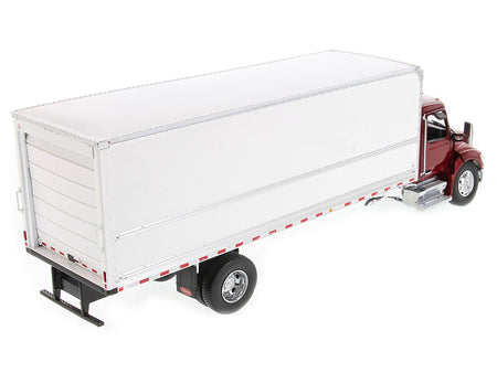 Peterbilt 536 Truck with Supreme Signature Van Body Red Metallic "Transport Series" 1/32 Diecast Model by Diecast Masters-Diecast Masters-ModelCars.com