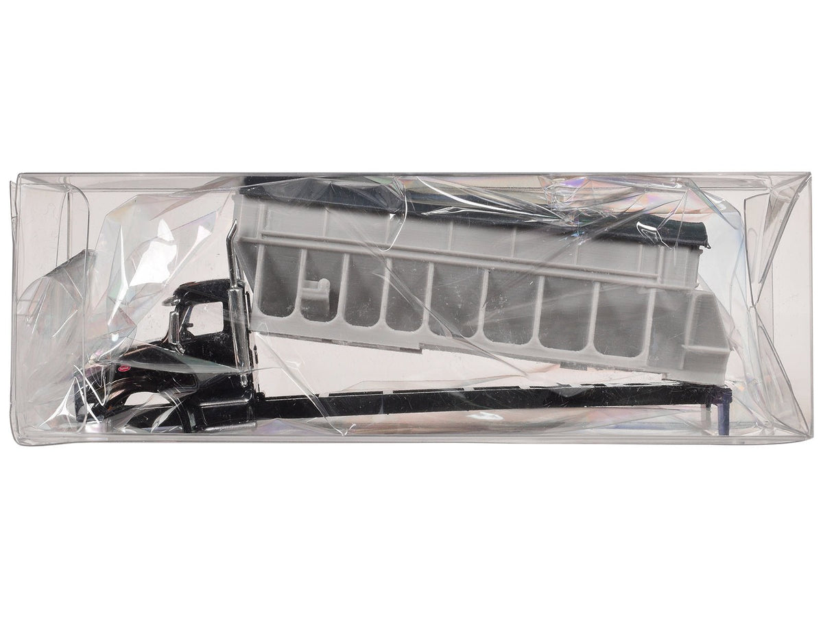 Peterbilt 579 Potato/Sugar Beet Truck Black 1/87 (HO) Plastic Model Car by Promotex-Promotex-ModelCars.com