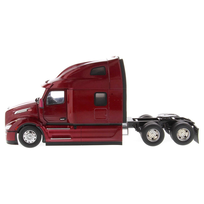 Peterbilt 579 Ultraloft Tractor Truck Red Metallic "Transport Series" 1/32 Diecast Model by Diecast Masters-Diecast Masters-ModelCars.com