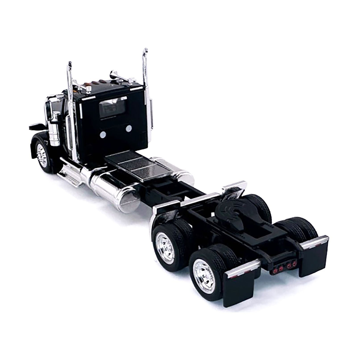 Peterbilt 589 2-Axel Day Cab Black 1/87 (HO) Plastic Model Car by HO Logistics-HO Logistics Replicas-ModelCars.com
