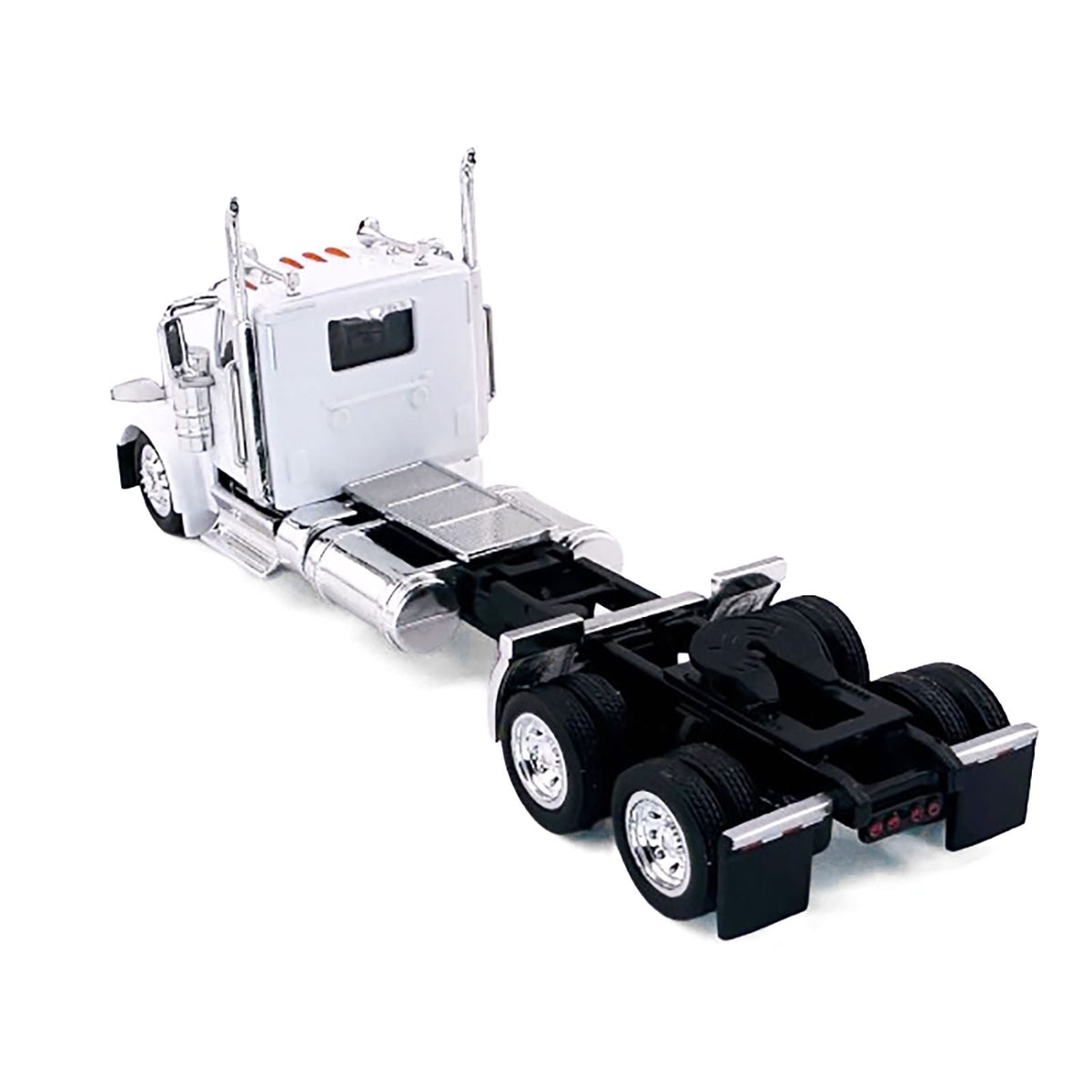 Peterbilt 589 2-Axel Day Cab White 1/87 (HO) Plastic Model Car by HO Logistics-HO Logistics Replicas-ModelCars.com