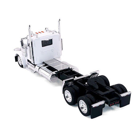 Peterbilt 589 2-Axel Day Cab White 1/87 (HO) Plastic Model Car by HO Logistics-HO Logistics Replicas-ModelCars.com