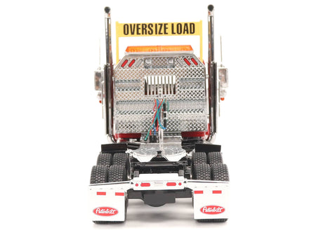Peterbilt 589 Tandem-Axle Truck Tractor with Day Cab Legendary Red "Transport Series" 1/32 Diecast Model by Diecast Masters-Diecast Masters-ModelCars.com