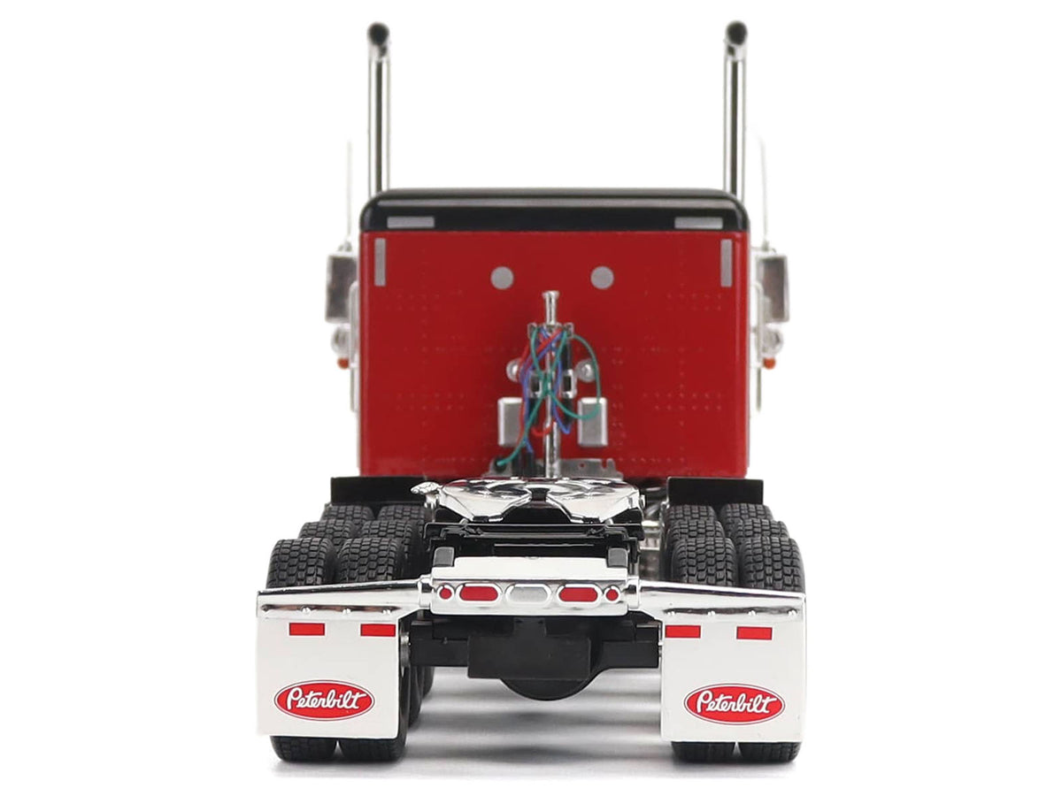 Peterbilt 589 Tridem-Axle Legendary Package Truck Tractor with 58" Sleeper Legendary Red "Transport Series" 1/32 Diecast Model by Diecast Masters-Diecast Masters-ModelCars.com