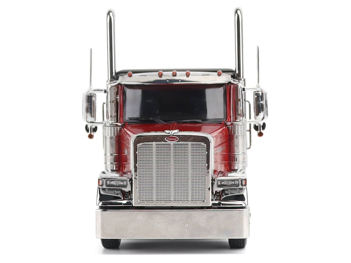 Peterbilt 589 Tridem-Axle Legendary Package Truck Tractor with 58" Sleeper Legendary Red "Transport Series" 1/32 Diecast Model by Diecast Masters-Diecast Masters-ModelCars.com