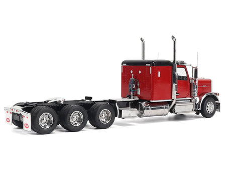 Peterbilt 589 Tridem-Axle Legendary Package Truck Tractor with 58" Sleeper Legendary Red "Transport Series" 1/32 Diecast Model by Diecast Masters-Diecast Masters-ModelCars.com
