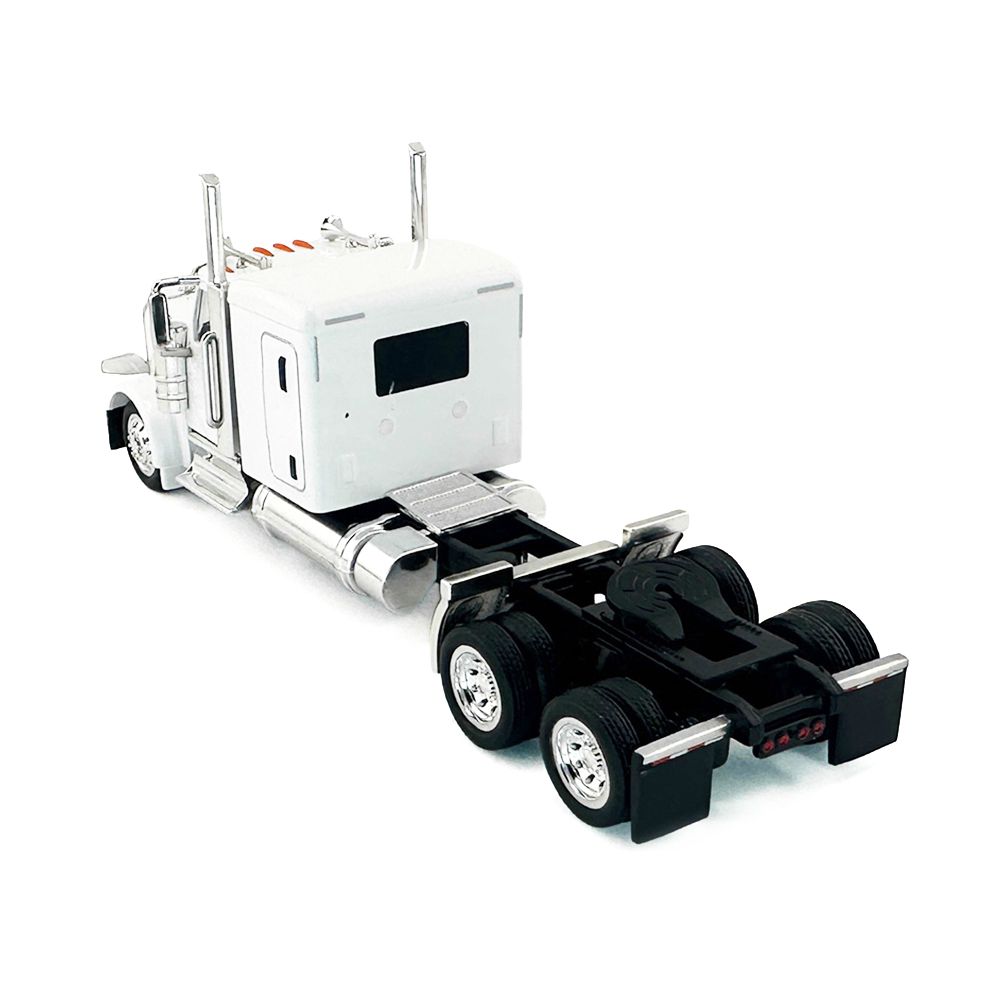 Peterbilt 589 Truck with 72 Inch Sleeper White 1/87 (HO) Plastic Model Car by HO Logistics-HO Logistics Replicas-ModelCars.com