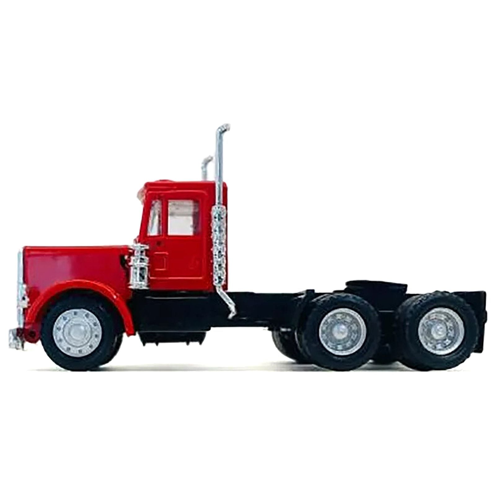 Peterbilt Short Day Cab Red 1/87 (HO) Plastic Model Car by Promotex - Promotex - ModelCars.com