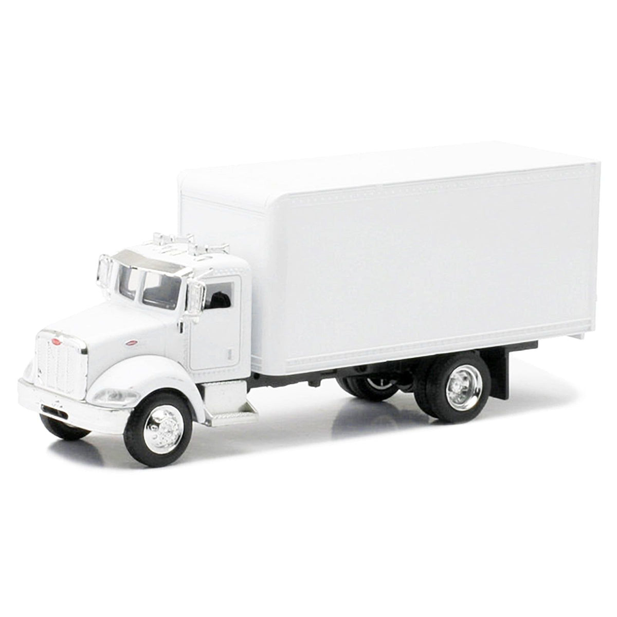 Peterbilt Utility 335 Box Truck White 1/43 Diecast Model by New Ray - New Ray - ModelCars.com