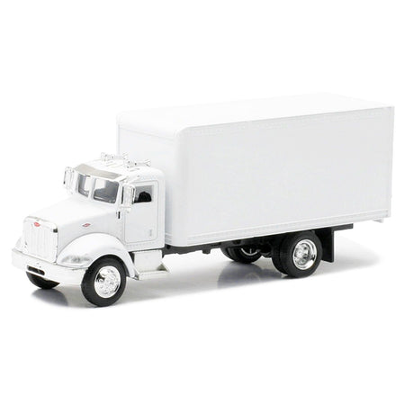 Peterbilt Utility 335 Box Truck White 1/43 Diecast Model by New Ray - New Ray - ModelCars.com