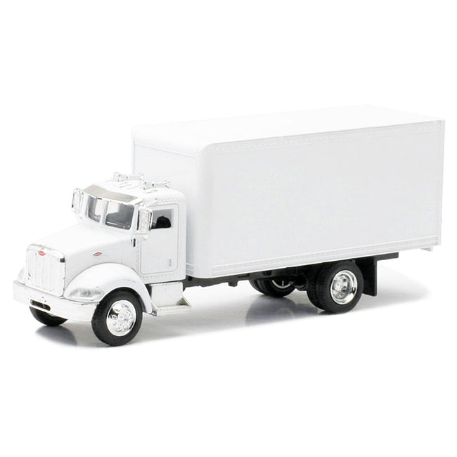 Peterbilt Utility 335 Box Truck White 1/43 Diecast Model by New Ray - New Ray - ModelCars.com