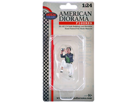 "Photographers" Figure #5 for 1/24 Scale Models by American Diorama-American Diorama-ModelCars.com