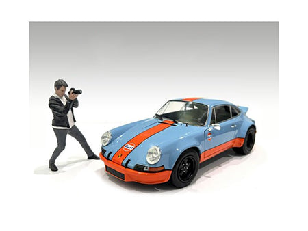 "Photographers" Figure #6 for 1/18 Scale Models by American Diorama-American Diorama-ModelCars.com