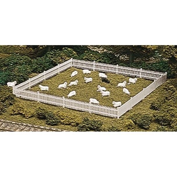PICKET FENCE & GATE KIT - Atlas Track - ModelCars.com