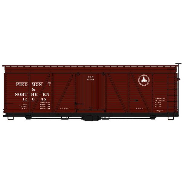 PIEDMONT & NORTH 36' BOX - Accurail - ModelCars.com