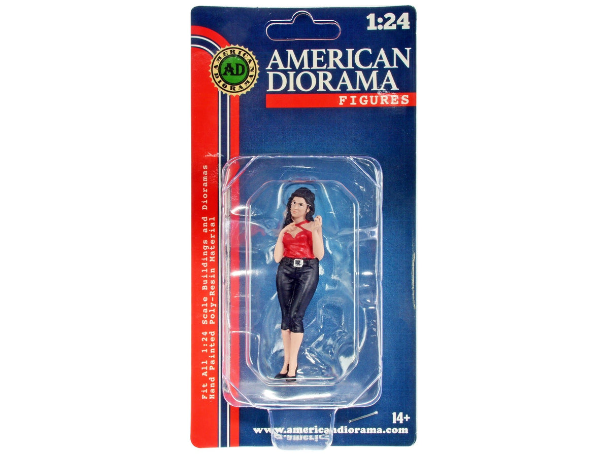 "Pin-Up Girls" Peggy Figure for 1/24 Scale Models by American Diorama-American Diorama-ModelCars.com