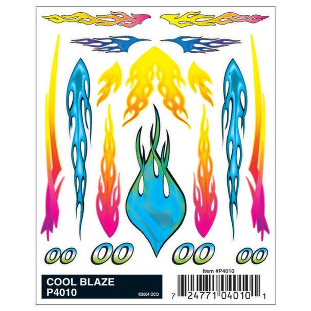 COOL BLAZE DRY TRANSFER