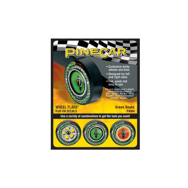 GREEN SNAKE WHEEL FLARE