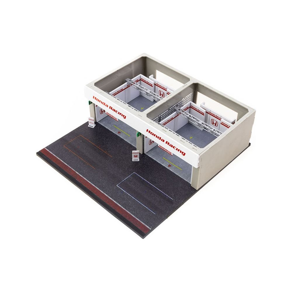 Pit Garage Diorama "Honda Racing" Display for 1/64 scale models by Tarmac works - Tarmac Works - ModelCars.com