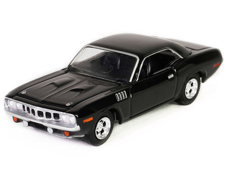 Plymouth Barracuda Black "John Wick: Chapter 4" (2023) Movie "Hollywood Series" Release 41 1/64 Diecast Model Car by Greenlight-Greenlight-ModelCars.com